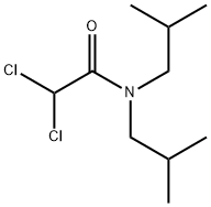 2,2-dichloro-N,N-bis(2-methylpropyl)acetamide 结构式