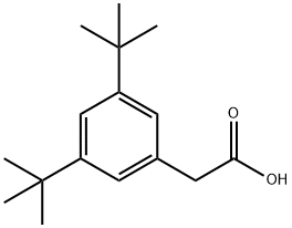 (3,5-ditert-butylphenyl)acetic acid Struktur