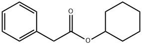 ベンゼン酢酸シクロヘキシル 化学構造式