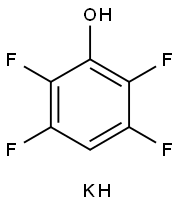 2,3,5,6-テトラフルオロフェノールカリウム塩 化学構造式