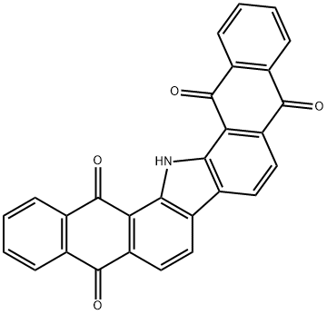 5H-ジナフト[2,3-a:2',3'-i]カルバゾール-5,10,15,17(16H)-テトラオン 化学構造式