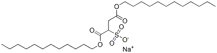 sodium 1,4-didodecyl sulphonatosuccinate Structure