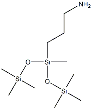 3-Aminopropylbis(trimethylsiloxy)methylsilane 化学構造式