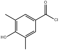 Benzoyl chloride, 4-hydroxy-3,5-dimethyl- (9CI) 化学構造式