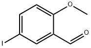 5-ヨード-2-メトキシベンズアルデヒド 化学構造式