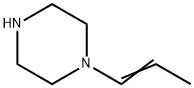 Piperazine, 1-(1-propenyl)- (9CI) 结构式