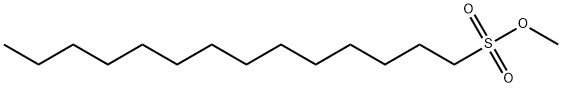 methyl tetradecanesulfonate Struktur