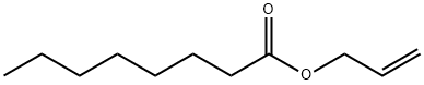 辛酸烯丙酯,4230-97-1,结构式