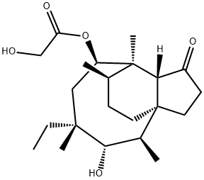 ジヒドロプレウロムチリン 化学構造式