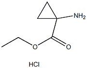 1-アミノシクロプロパンカルボン酸エチル塩酸塩 化学構造式
