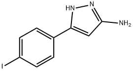 5-(4-요오도-페닐)-2H-피라졸-3-일라민