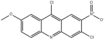 3,9-DICHLORO-7-METHOXY-2-NITROACRIDINE 结构式