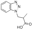 3-BENZOTRIAZOL-1-YL-2-METHYL-PROPIONIC ACID Struktur