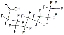 全氟十一烷酸,4234-23-5,结构式