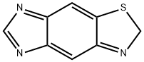 2H-Imidazo[4,5-f]benzothiazole(9CI) Struktur
