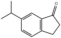 2,3-二氢-6-异丙基-1H-茚-1-酮 结构式