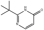 2-叔丁基-4-羟基嘧啶, 42351-88-2, 结构式