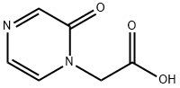 2-(2'-Oxopyrazin-1'-yl)acetic acid Structure