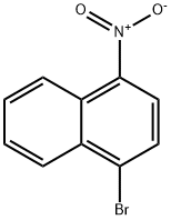 1-bromo-4-nitronaphthalene Struktur
