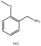 2-甲氧基苄胺盐酸盐, 42365-52-6, 结构式