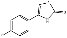 4-(4-氟苯基)-1,3-噻唑-2-硫醇,42365-73-1,结构式