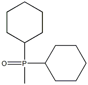 Methyldicyclohexylphosphine oxide Struktur