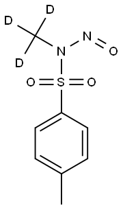 N-メチル-D3-N-ニトロソ-P-トルエンスルホンアミド 化学構造式