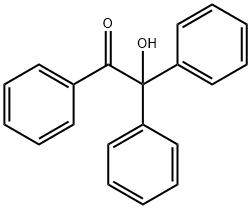 2-Hydroxy-1,2,2-triphenylethanone Struktur