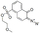 2-methoxyethyl 6-diazo-5,6-dihydro-5-oxonaphthalene-1-sulphonate Structure