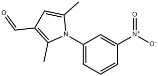 2,5-DIMETHYL-1-(3-NITROPHENYL)-1H-PYRROLE-3-CARBALDEHYDE Structure
