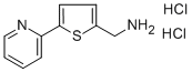 [5-(2-PYRIDINYL)-2-THIENYL]METHYLAMINE DIHYDROCHLORIDE Structure
