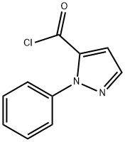 1-苯基-1H-吡唑-5-羰酰氯,423768-37-0,结构式