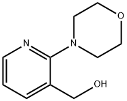 (2-モルホリノ-3-ピリジニル)メタノール 化学構造式