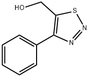 (4-苯基-1,2,3-噻重氮-5-基)甲醇, 423768-62-1, 结构式