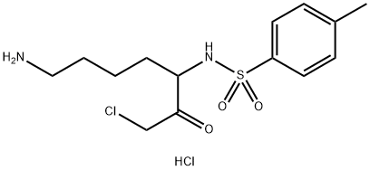 p-トルエンスルホニル-L-リジンクロロメチルケトン塩酸塩 化学構造式