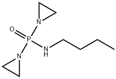 Bis(1-aziridinyl)(butylamino)phosphine oxide Structure