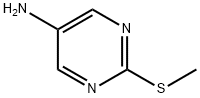 5-Pyrimidinamine, 2-(methylthio)- (9CI) Structure