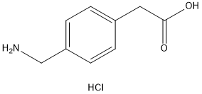 4-(氨基甲基)苯乙酸盐酸盐,42383-05-1,结构式