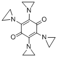2,3,5,6-テトラ(1-アジリジニル)-1,4-ベンゾキノン 化学構造式