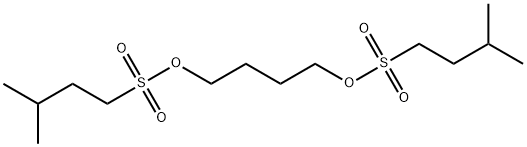 1-Butanesulfonic acid (9CI), 3-methyl-, 1,4-butanediyl ester Structure