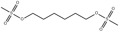 1,6-Bis(mesyloxy)hexane Struktur