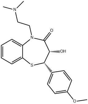 去乙酰地尔硫卓,42399-40-6,结构式