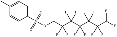 2,2,3,3,4,4,5,5,6,6,7,7-十二氟庚基4-甲基苯磺酸酯,424-16-8,结构式