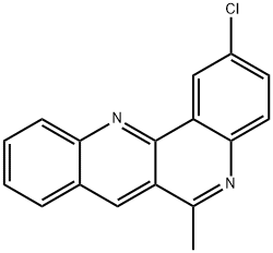 2-Chloro-6-methyldibenzo[b,h][1,6]naphthyridine 结构式