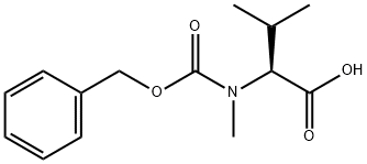 N-苄氧羰基-N-甲基-L-缬氨酸,42417-65-2,结构式