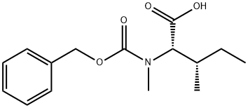 N-苄氧羰基-N-甲基-L-异亮氨酸, 42417-66-3, 结构式