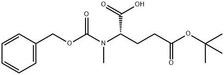 N-甲基-N-苄氧羰基-L-谷氨酸 5-叔丁酯,42417-71-0,结构式