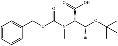Z-N-ME-THR(TBU)-OH CHA 化学構造式