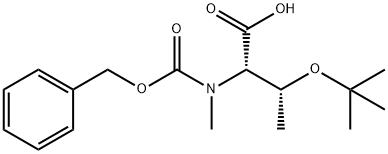 Z-N-ME-THR(TBU)-OH · CHA, 42417-73-2, 结构式