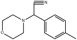 2-MORPHOLINO-2-(P-TOLYL)ACETONITRILE Struktur